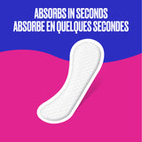 Carefree pads absorbency highlight