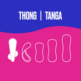 Carefree liners thong style