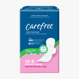 CAREFREE® Ultra Thin Pads, Super/Long Pads With Wings