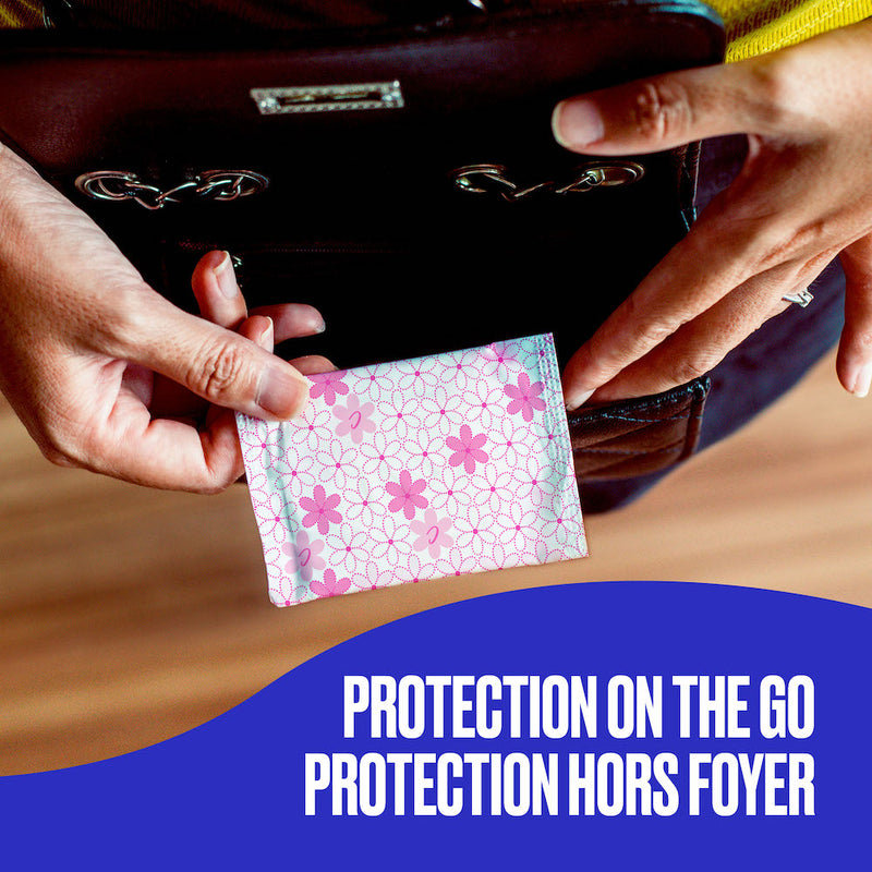 Carefree liners offer protection on the go