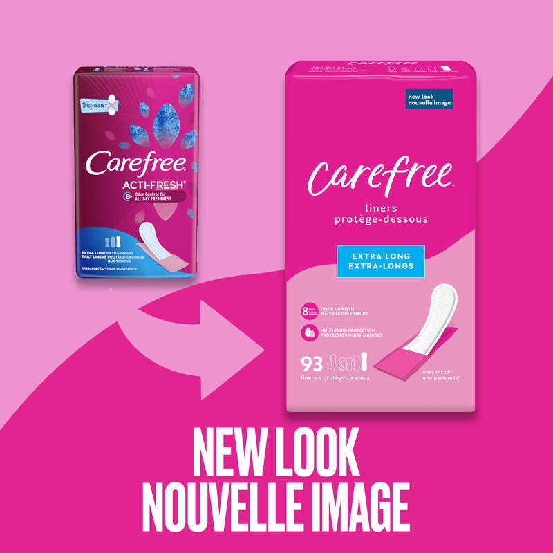 Carefree extra long liners new look